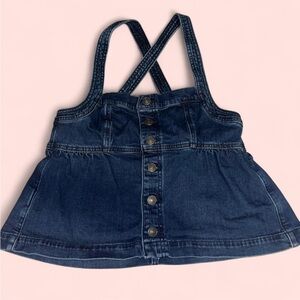 American Eagle Blue Blouse with Criss-Cross Detail